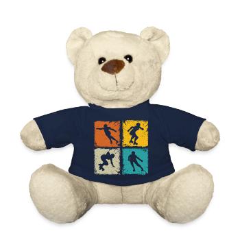 Roller Derby retro Quadrate einzigartige Roller Derby - Teddy - French Navy - Vorne