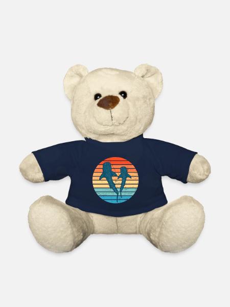 Requin-baleine - Nounours - bleu marine