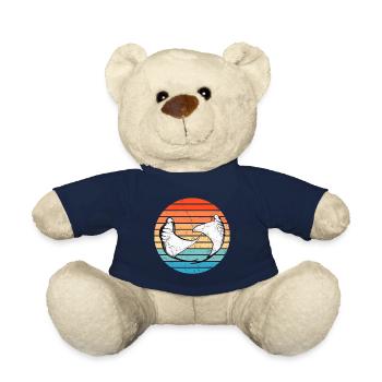 manta ray - Teddy Bear - french navy - Front