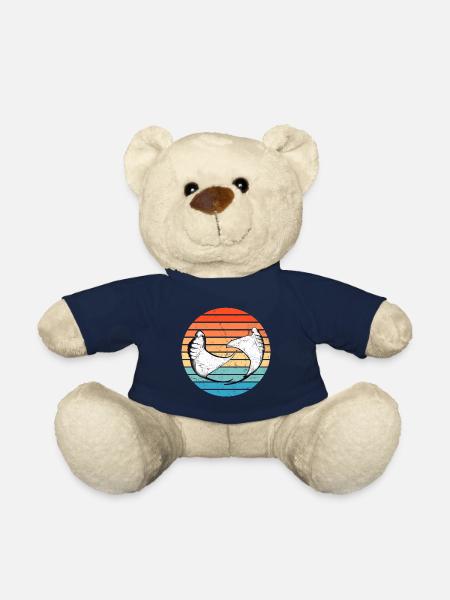 Étroche manta - Nounours - bleu marine