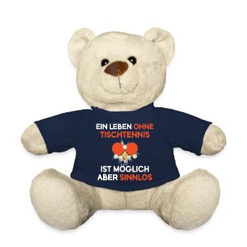 Tischtennis Pingpong Sport Tischtennisspieler - Teddy - French Navy - Vorne