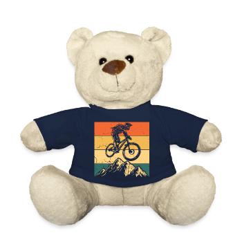 MTB Kleidung Kinder, Erwachsene MTB Geschenk Mount - Teddy - French Navy - Vorne