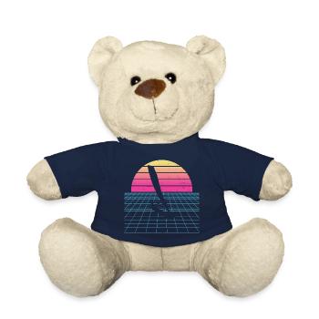 Windsurf Women Surfing Windsurfer Men Surfer - Teddy Bear - french navy - Front
