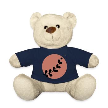 Plante minimale été couleur tendance - Nounours - bleu marine - Devant