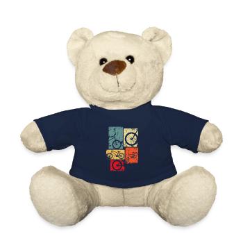BMX Rider - cadeau sport extrême freestyle - Nounours - bleu marine - Devant