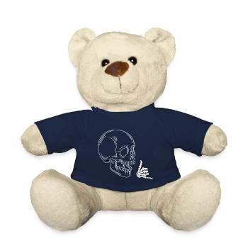 Schaukelnder Schädel - Teddy - French Navy - Vorne
