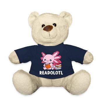 Readolotl - Teddy Bear - french navy - Front