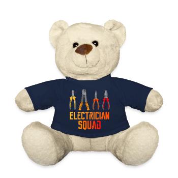 Elektriker Squad Ironic Zitat Craftsman Voltage - Teddy - French Navy - Vorne