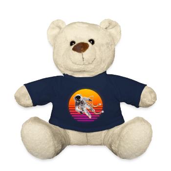 Espace Rétro Soleil Astronaute - Nounours - bleu marine - Devant