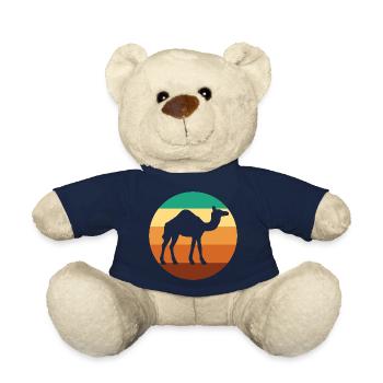 Camel Squad Vintage Wildlife Nature Desert Animals - Nounours - bleu marine - Devant