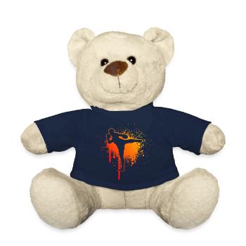 Thai Boxing Thai Boxer Muay Thai Thai Boxing - Teddy Bear - french navy - Front