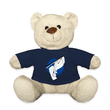 Violin Viola Viola Hand Instrument - Teddy Bear - french navy - Front