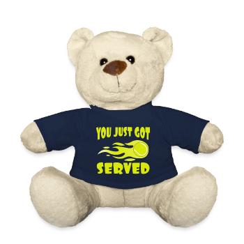 "You Just Got Served" T-shirt Design For Lawn - Teddy - French Navy - Vorne