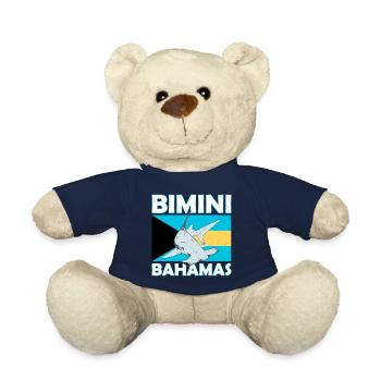 Bimini Bahamas hammerhead shark - Teddy Bear - french navy - Front