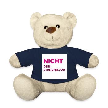 Nicht Dein Streichelzoo Print auf Panel PWSPBD - Teddy - French Navy - Vorne
