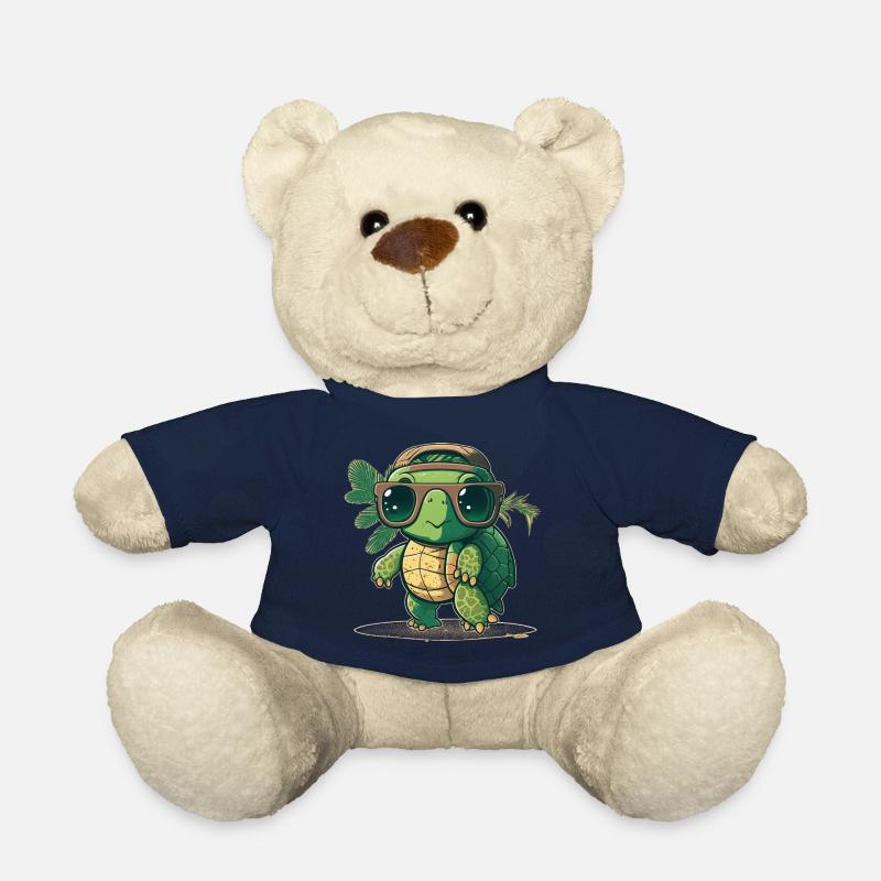 Cute Turtle1 - Teddy - French Navy