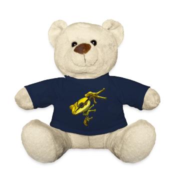 Grenouille à fléchettes empoisonnées jaunes Rain Rain amphibien - Nounours - bleu marine - Devant