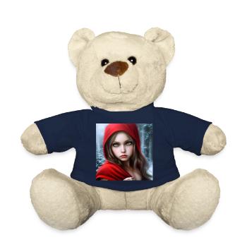 Rotkäppchen im Winterwald - Märchen - Teddy - French Navy - Vorne