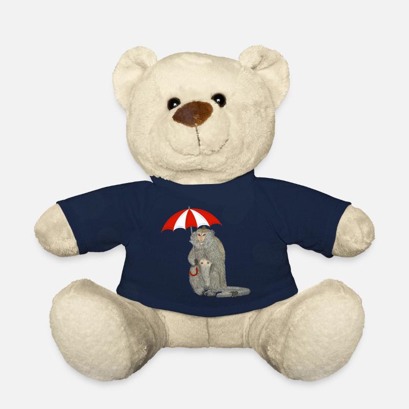 Affe Regenschirm - Teddy - French Navy
