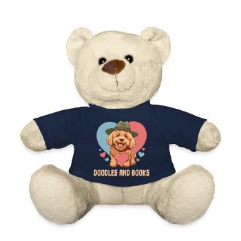 Doodles And Books Goldendoodle Dad Doodle Mama - Teddy - French Navy - Vorne