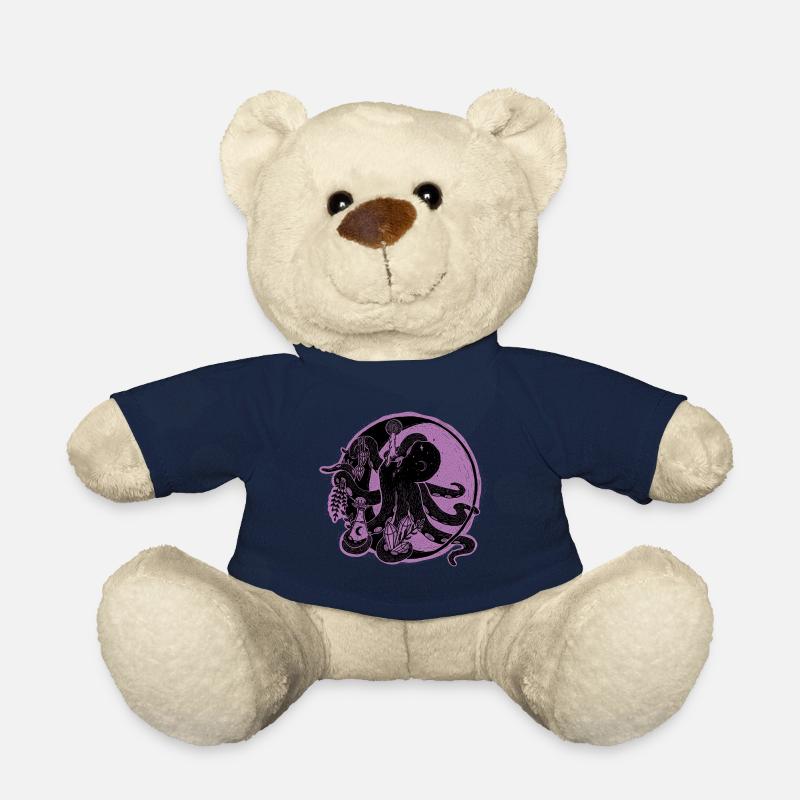 Witchy Octopus Illustration - Teddy - French Navy