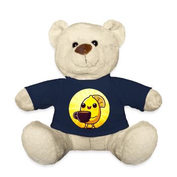 Caffeine sunset with lemon and coffee - Teddy Bear - french navy - Front