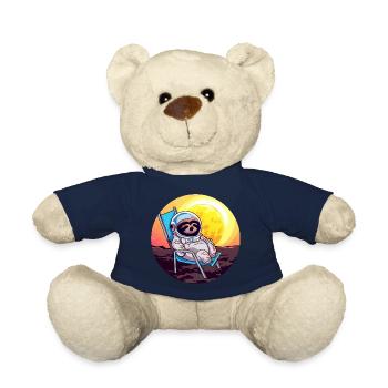 Astronauten-Faultier im Liegestuhl - Originelles - Teddy - French Navy - Vorne