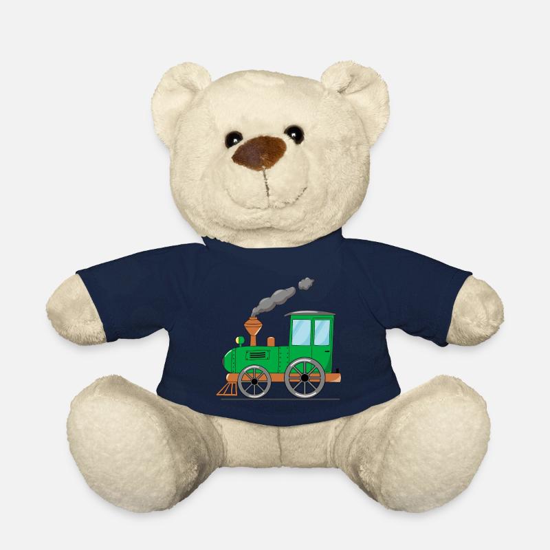 Kinderzug Eisenbahn grün - Teddy - French Navy