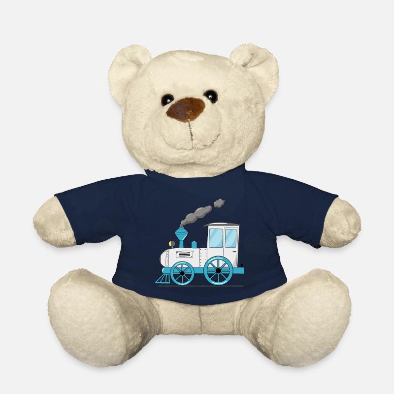 Kinderzug Eisenbahn weiß - Teddy - French Navy