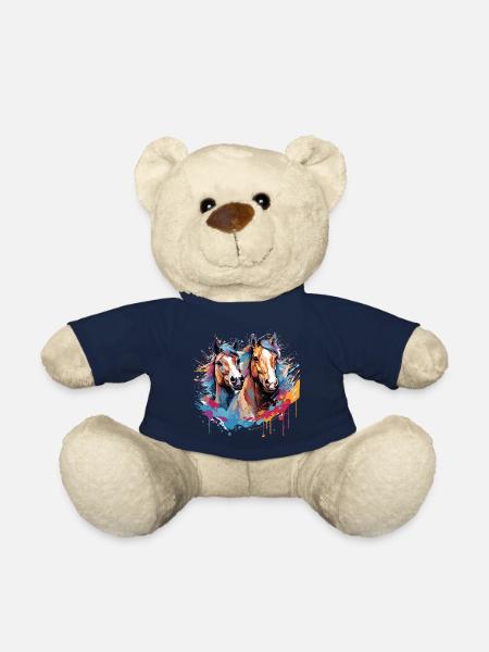 Horses, horses - Teddy Bear - french navy