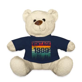 1988 Vintage Geburtstagsgeschenk 1988 Retro - Teddy - French Navy - Vorne