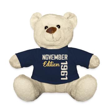 Born in November 1961 - Edition 1961 - Teddy Bear - french navy - Front