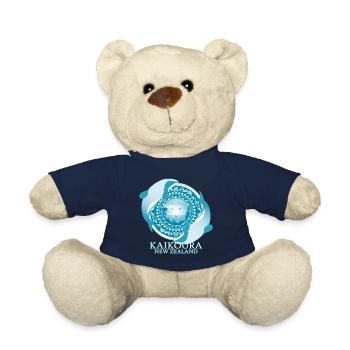 New Zealand Kaikoura Hector Dolphin - Teddy Bear - french navy - Front