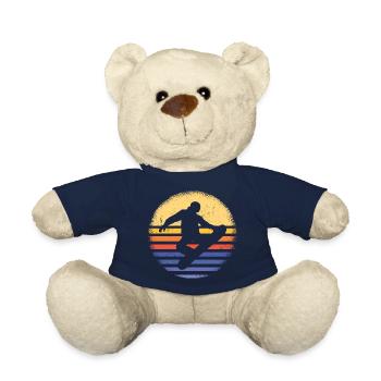 Sport Retro Sunset Snowboarding - Teddy - French Navy - Vorne