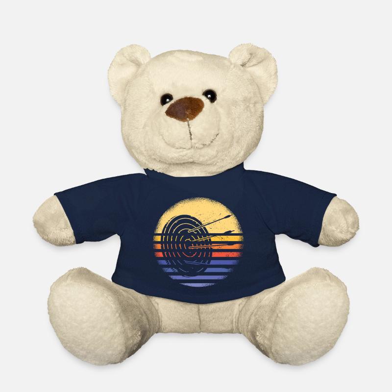 Urheilullinen retro auringonlaskun jousiammunta - Nalle - laivastonsininen