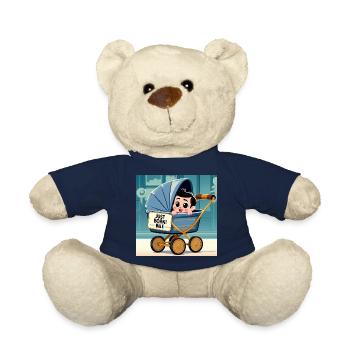 Just Born Boy - Teddy Bear - french navy - Front