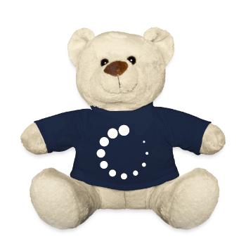 Store | Circles, Computer, Game, Video Game - Teddy Bear - french navy - Front