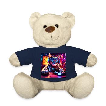 Cat Gaming Gaming - Teddy Bear - french navy - Front