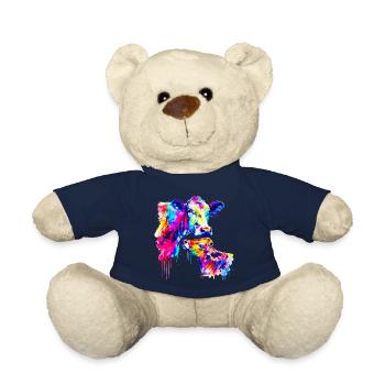 Kuh mit Kalb - Teddy - French Navy - Vorne
