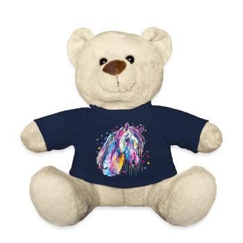 Horse with Heart - Teddy Bear - french navy - Front