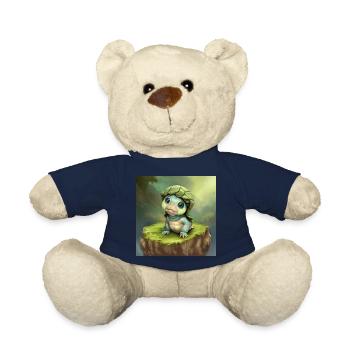 Adorable Baby Turtle Fancy - Teddy Bear - french navy - Front