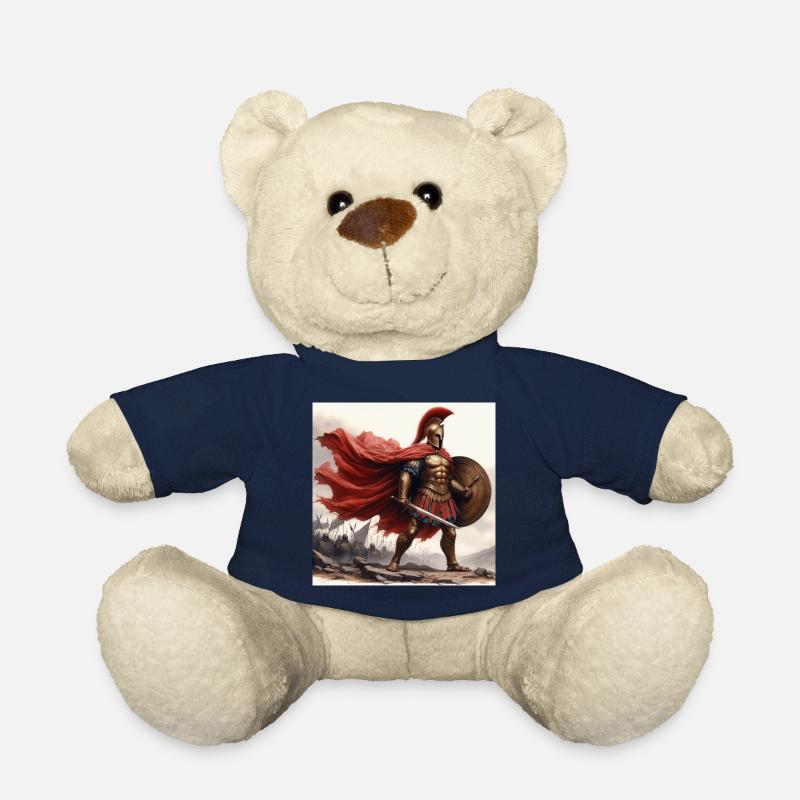 Spartanisches Hopliten-Aquarell - Teddy - French Navy