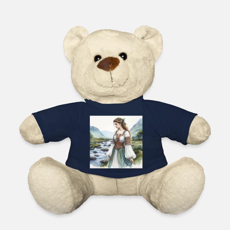 Aquarell Keltiberische Frau - Teddy - French Navy