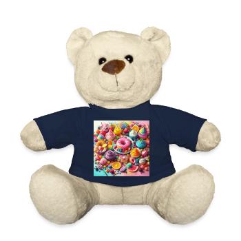 Süßigkeiten und leuchtende Farben - Teddy - French Navy - Vorne