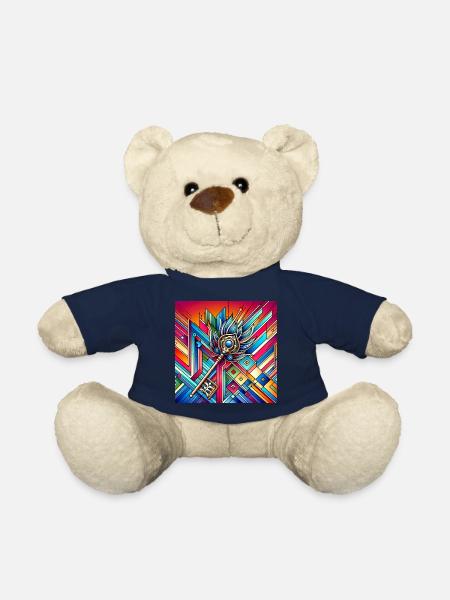 Key - Teddy Bear - french navy