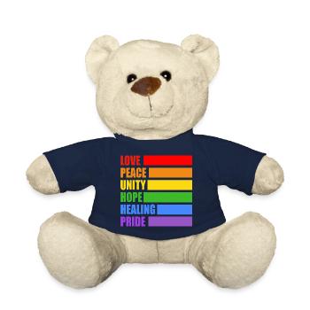 LGBTQ-Pride-Werte - Teddy - French Navy - Vorne