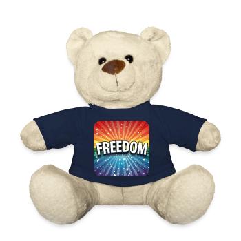 LGBTQ Freedom - Teddy - French Navy - Vorne