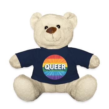 LGBTQ Queer - Teddy - French Navy - Vorne