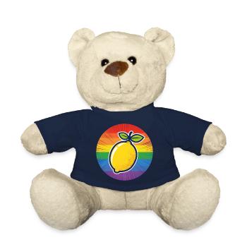 LGBTQ Zitrone Limette - Teddy - French Navy - Vorne