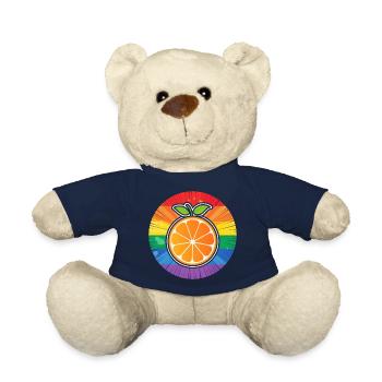 LGBTQ Orange - Teddy - French Navy - Vorne
